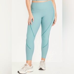 Old Navy High-Waisted PowerSoft Rib Mix 7/8 Leggings